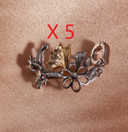 【Sterling Silver】setting-Little Dragon pendant without pearl