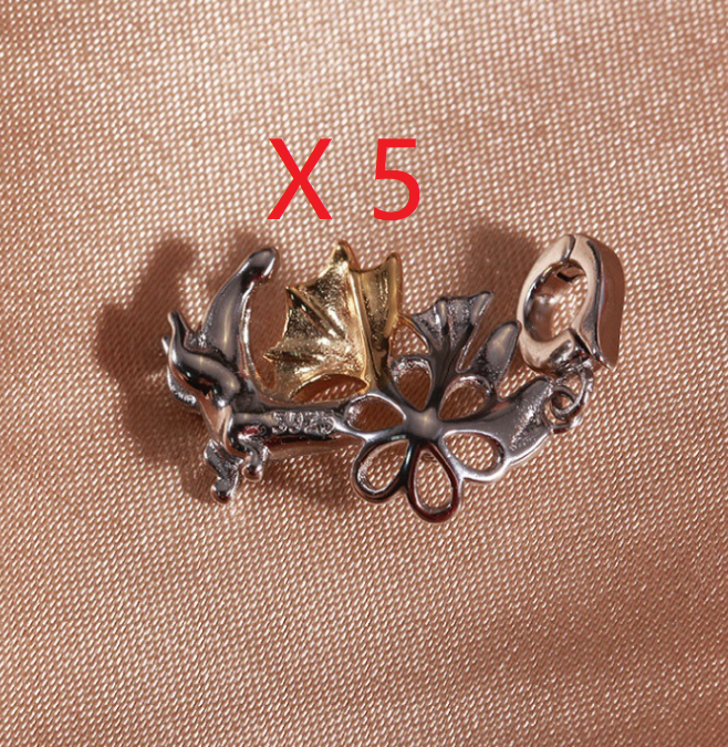 【Sterling Silver】setting-Little Dragon pendant without pearl