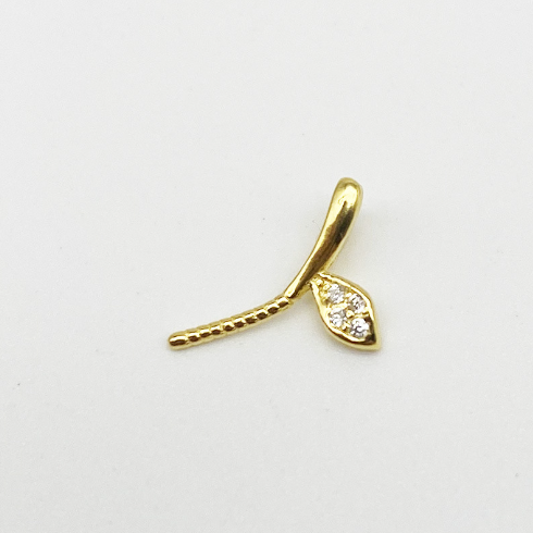 【Sterling Silver】setting- Apple pendant without pearl