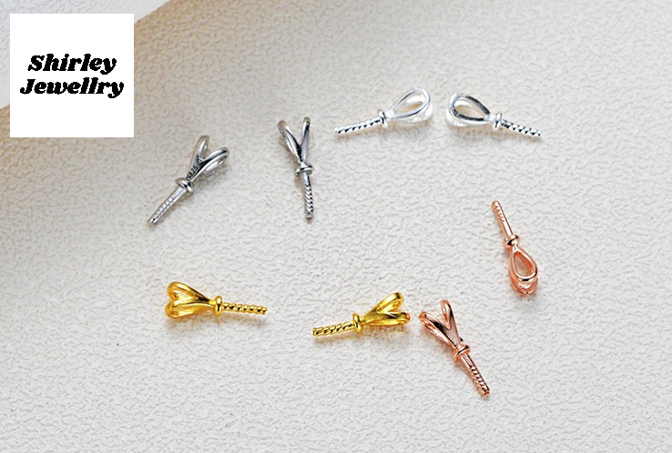 【Sterling Silver】setting- y-shape pendant without pearl