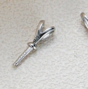 【Sterling Silver】setting- y-shape pendant without pearl