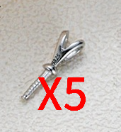 【Sterling Silver】setting- y-shape pendant without pearl