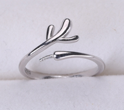 【Sterling Silver】setting- 【R1】 Simple  silver ring without pearl