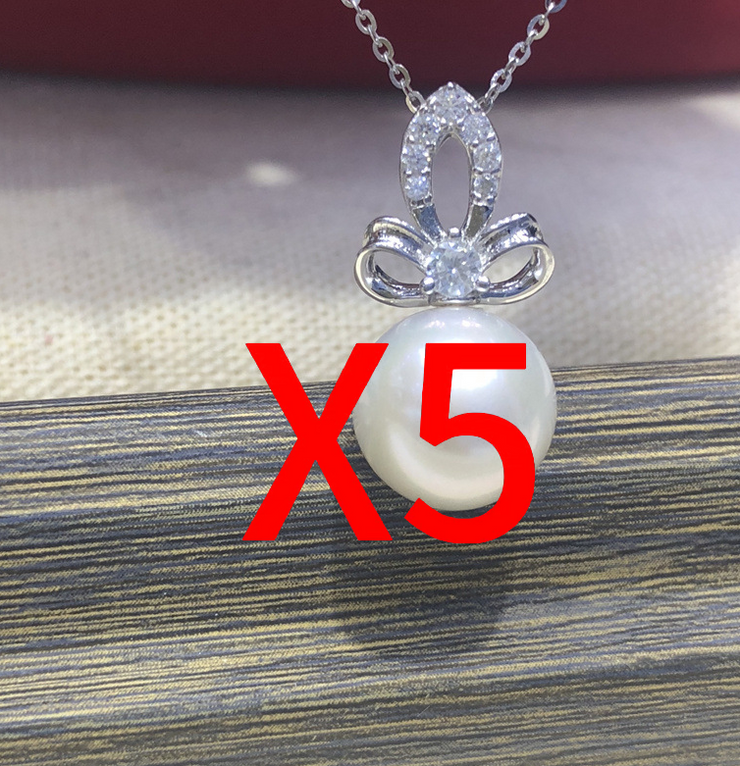 【Sterling Silver】setting- Butterfly crown pendant without pearl