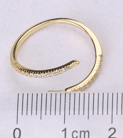 【Sterling Silver】setting-【R5】Simple  silver ring without pearl