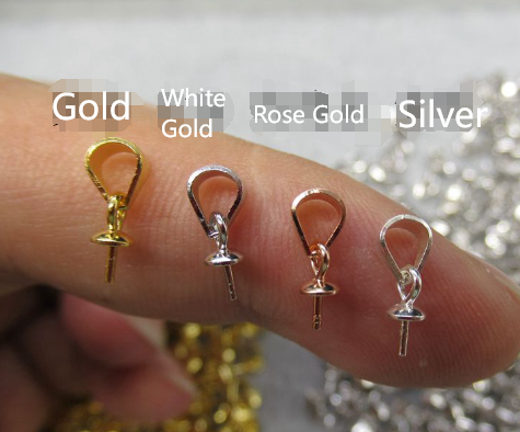 【Sterling Silver】setting- Simple type 2 pendant without pearl