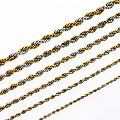 【 Copper settings】 twist chain