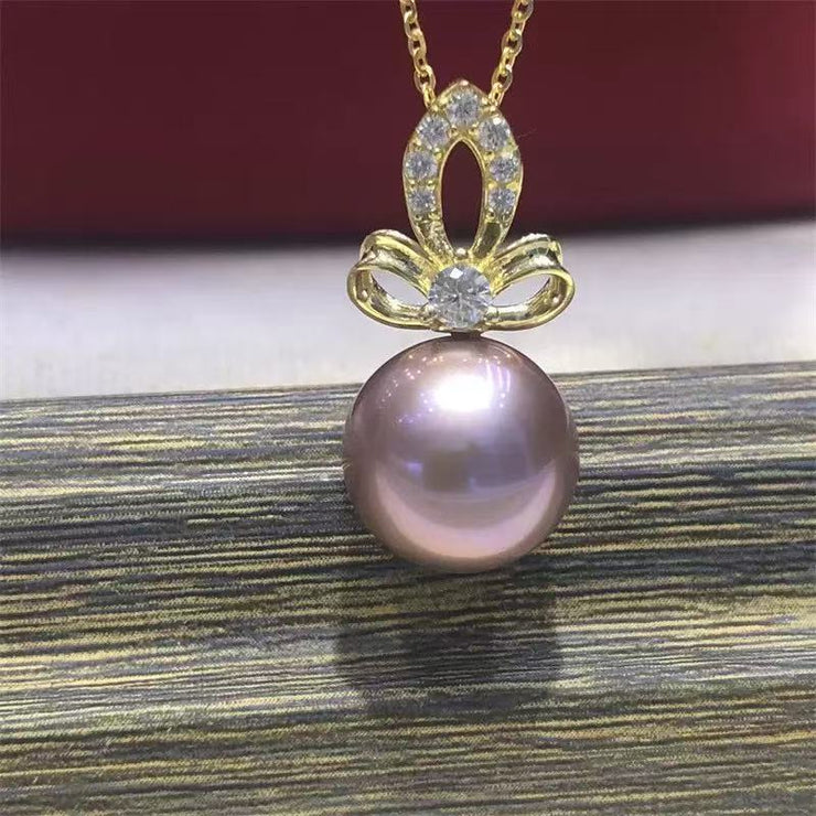 【Sterling Silver】setting- Butterfly crown pendant without pearl