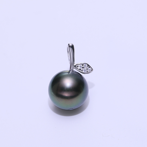 【Sterling Silver】setting- Apple pendant without pearl
