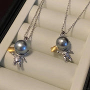【Copper settings 】-Astronaut pendant without Chain or Pearl