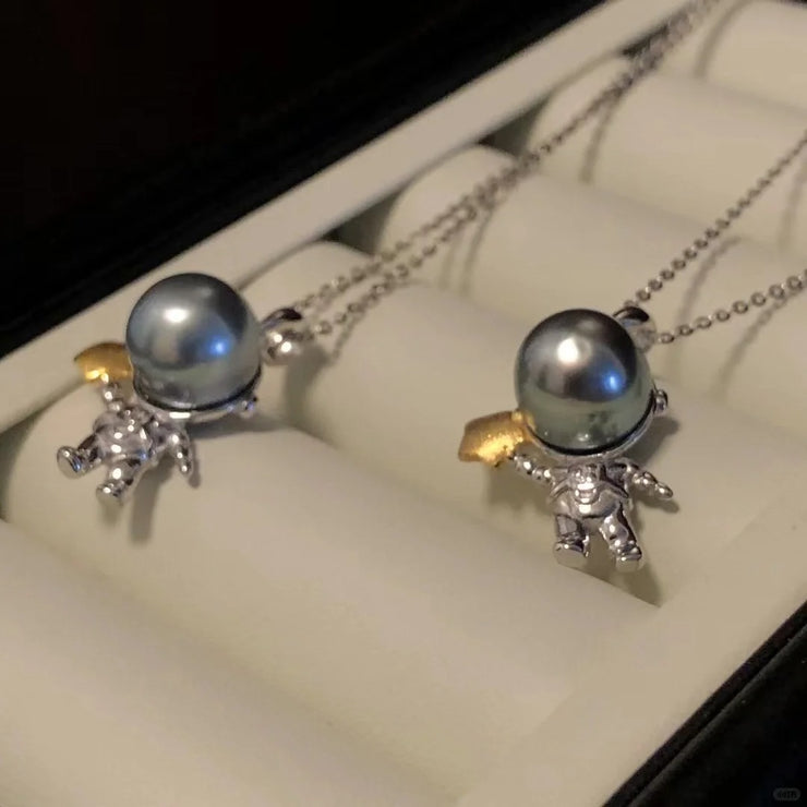 【Copper settings 】-Astronaut pendant without Chain or Pearl