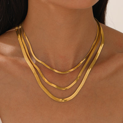 【Copper settings】Plain chain without pendant