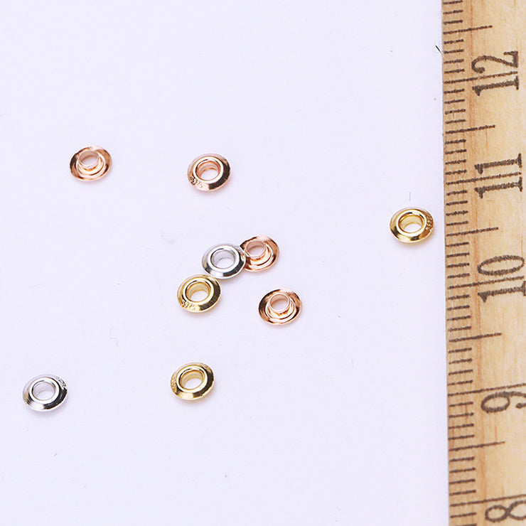 【Sterling Silver】setting- lulu cap （a pair）  pendant without pearl