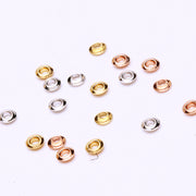 【Sterling Silver】setting- lulu cap （a pair）  pendant without pearl