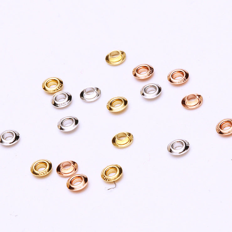 【Sterling Silver】setting- lulu cap （a pair）  pendant without pearl
