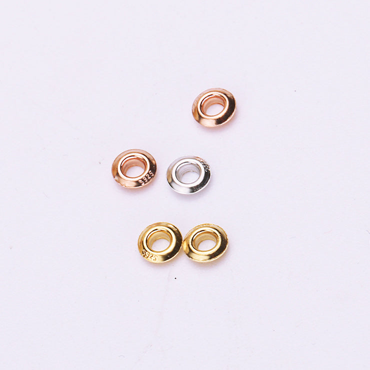 【Sterling Silver】setting- lulu cap （a pair）  pendant without pearl
