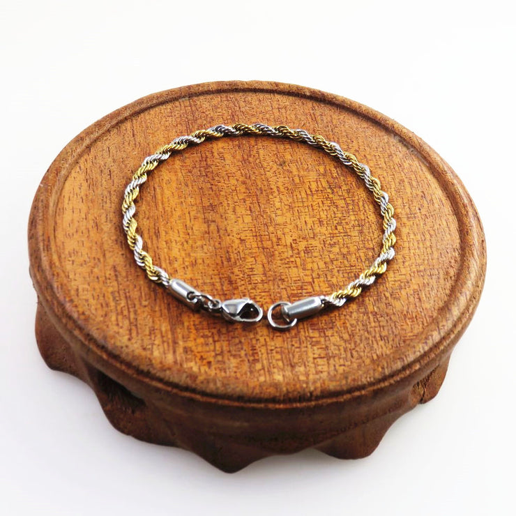 【 Copper settings】Twisted bracelet