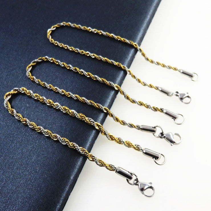 【 Copper settings】Twisted bracelet