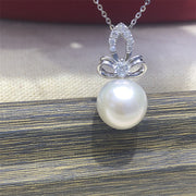 【Sterling Silver】setting- Butterfly crown pendant without pearl