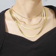 【Copper settings】Plain chain without pendant