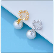 【Sterling Silver】setting- Four-leaf clover pendant without pearl