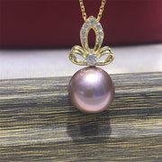 【Sterling Silver】setting- Butterfly crown pendant without pearl