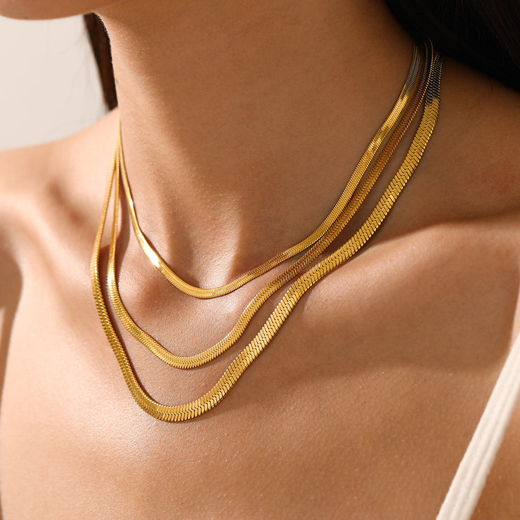 【Copper settings】Plain chain without pendant