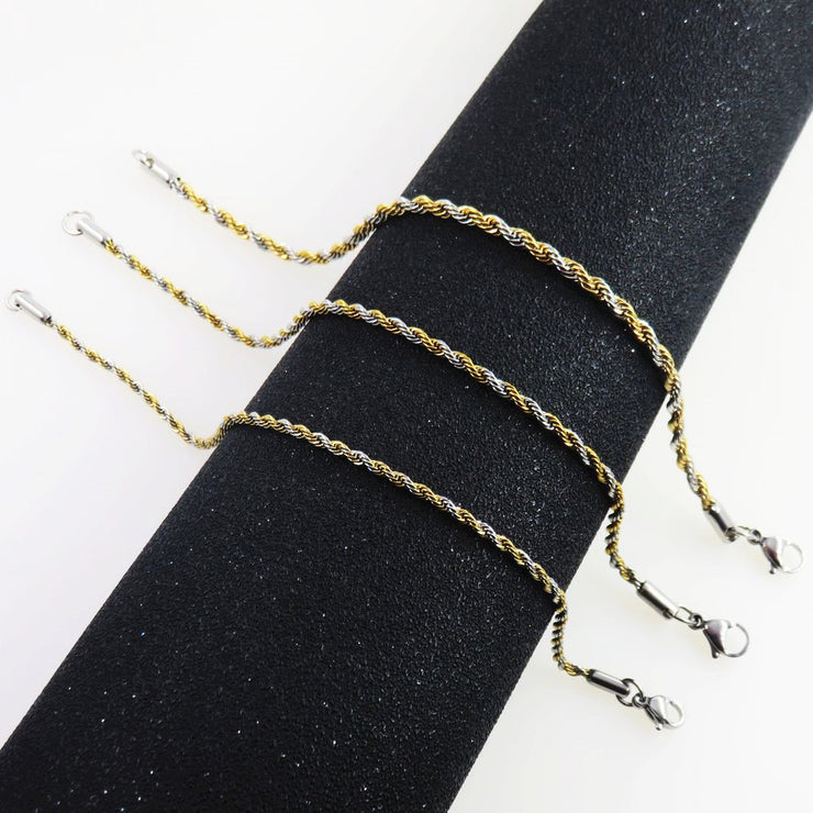 【 Copper settings】Twisted bracelet