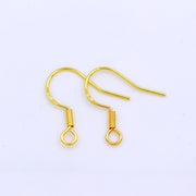 【Sterling Silver】setting-【E1】Simple  Ear hook without pearl