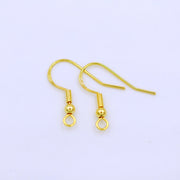 【Sterling Silver】setting-【E1】Simple  Ear hook without pearl