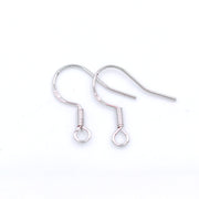 【Sterling Silver】setting-【E1】Simple  Ear hook without pearl