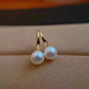 【Copper settings 】- High Heel Earrings, Freshwater  Pearl Earrings Stud