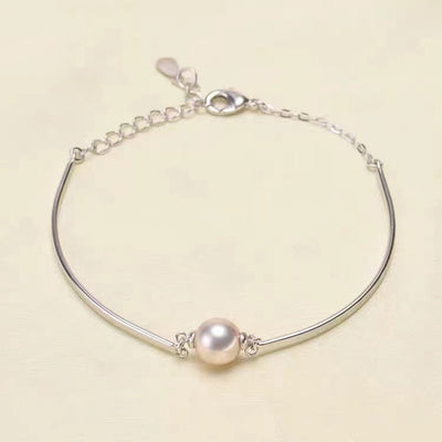【Sterling Silver】- Empty Bracelet without pearl