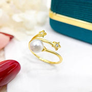 【Sterling Silver】-Star Ring holder without pearl