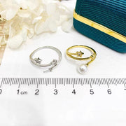 【Collection 3】Silver Pendant and Ring (without Pearl, without Chain)