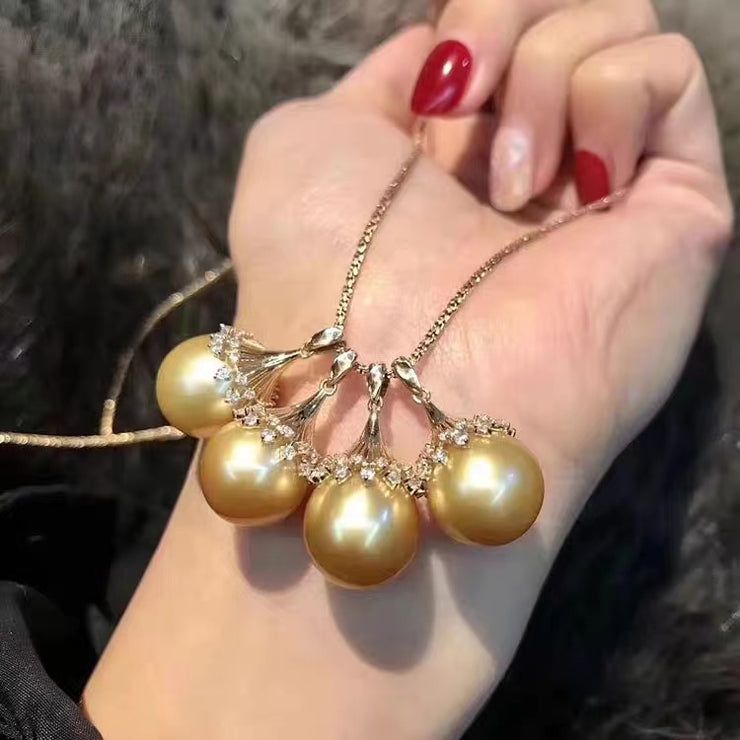 【Collection 1】Silver Pendant and Ring (without Pearl, without Chain)