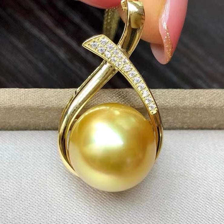 【Collection 1】Silver Pendant and Ring (without Pearl, without Chain)