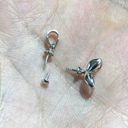 【Sterling Silver】setting-Swan&Goldfish Pendant（without Pearl without chain）