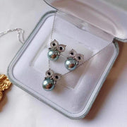 【Collection 2】Silver Pendant and Ring (without Pearl, without Chain)