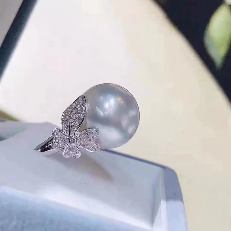 【Collection 2】Silver Pendant and Ring (without Pearl, without Chain)