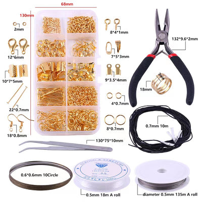 【DIY Basic Accessories Set】Handmade Homemade Jewelry Accessories Material Package Jewelry Tool Set