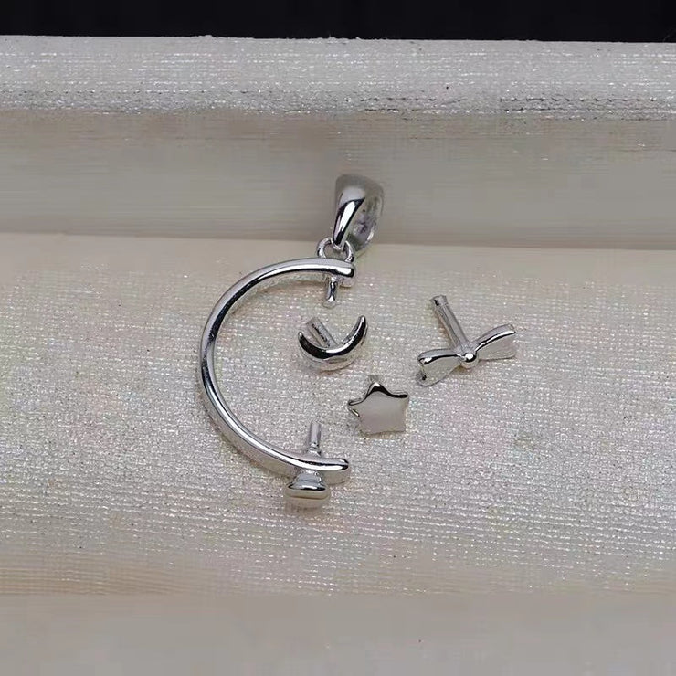 【S925 Silver Collection】Necklace Pendant Accessories (without Chain or Pearl)