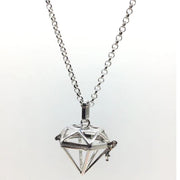 【Cage Collection】Silver-Color Alloy Pearl Cage (without Pearl or Chain)