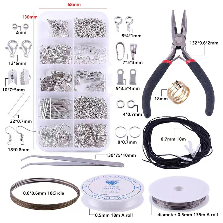 【DIY Basic Accessories Set】Handmade Homemade Jewelry Accessories Material Package Jewelry Tool Set