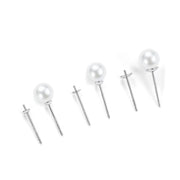 【Sterling Silver】setting- earrings without pearl