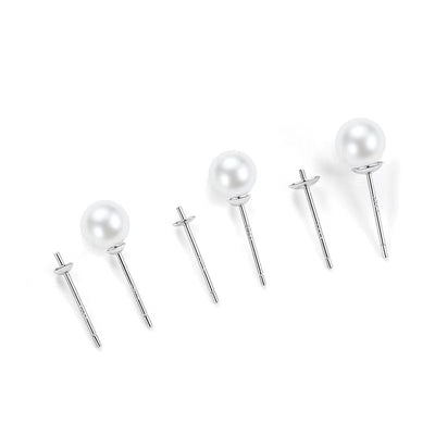 【Sterling Silver】setting- earrings without pearl