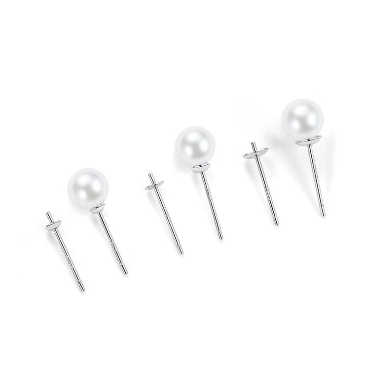 【Sterling Silver】setting- earrings without pearl