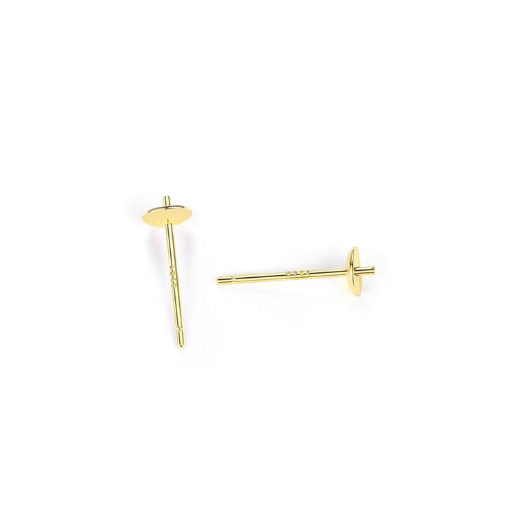 【Sterling Silver】setting- earrings without pearl