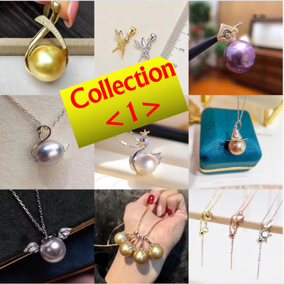 【Collection 1】Silver Pendant and Ring (without Pearl, without Chain)