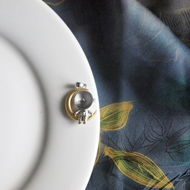 【Copper settings 】-Astronaut pendant without Chain or Pearl